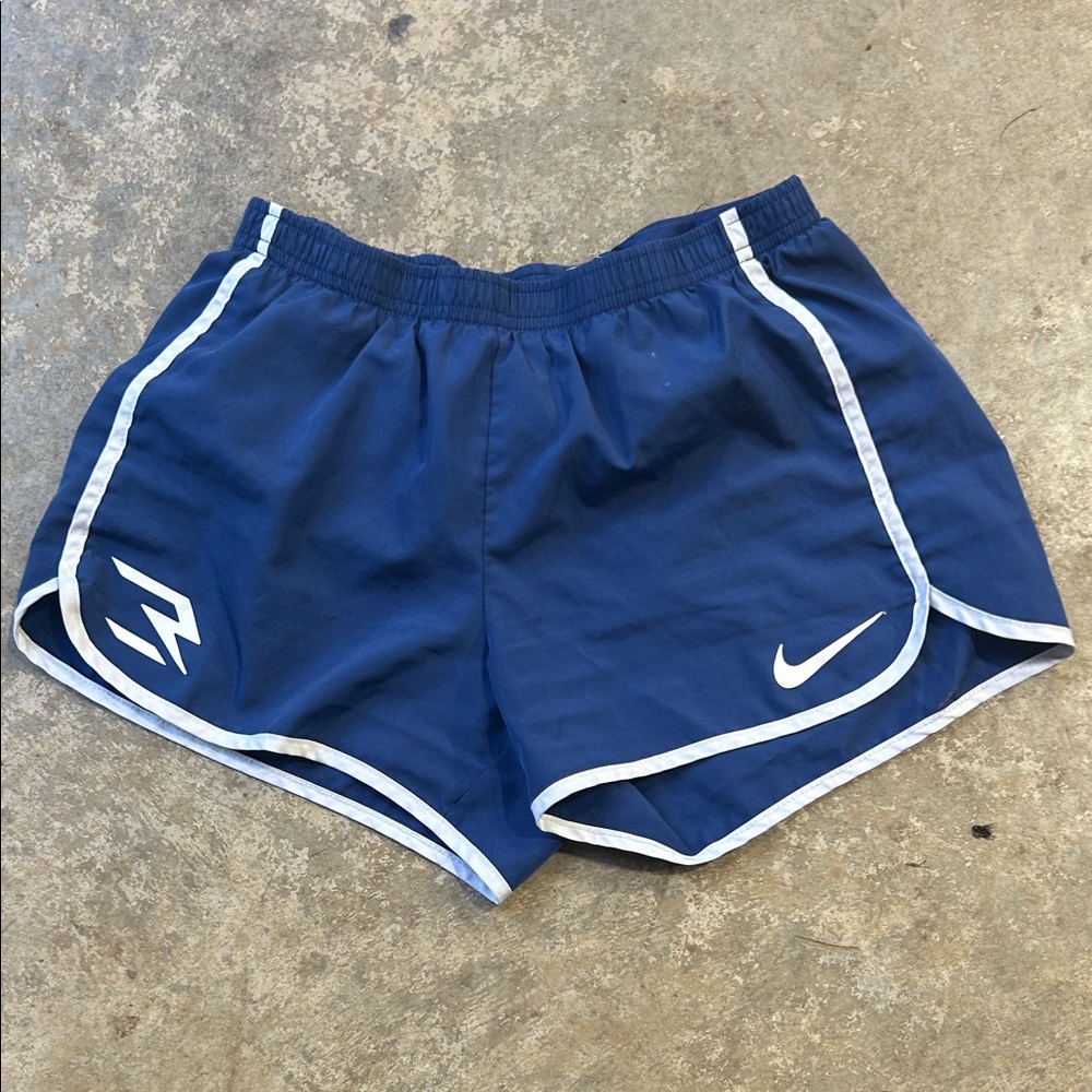 Nike Women's Navy Blue Athletic Shorts